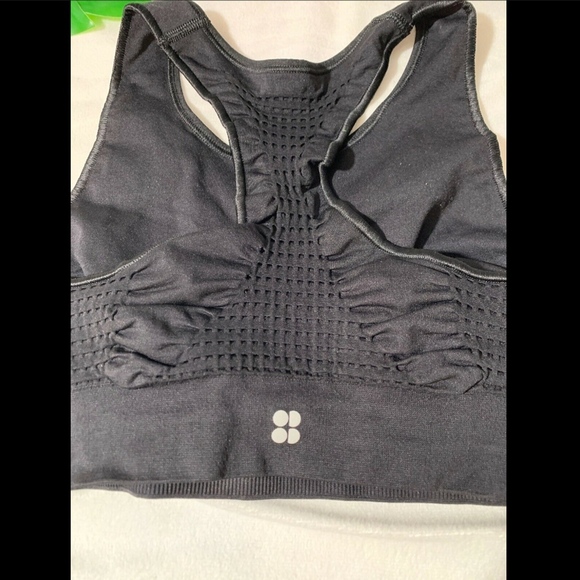 NEW $50 Sweaty Betty Stamina Sports Bra in‎ Black [SZ Small ] - Picture 7 of 8